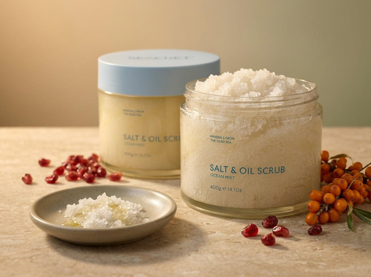 シークレット　ソルトスクラブ　ざくろ Body Scrub – SEACRET US