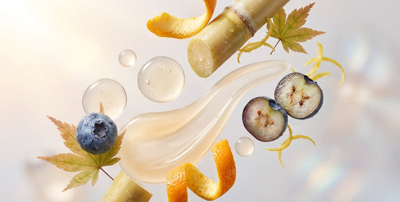 5-Fruit AHA Complex | Vaccinium Myrtillus + Saccharum Officinarum + Citrus Aurantium Dulcis + Citrus Limon + Acer Saccharum Extracts