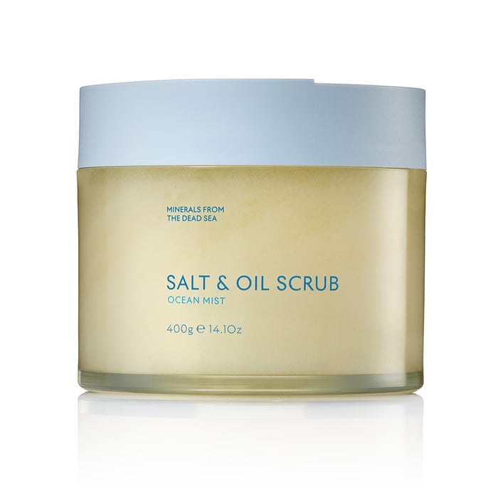 シークレット　ソルトスクラブ　ざくろ ソルト＆オイル・スクラブ - 美しい肌のための優しいエクスフォリ