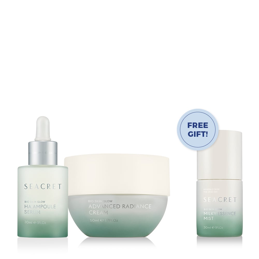 SEACRET ラディアンス エッセンス、バイオスキン　HAセラム セット Bio Skin Glow HA Ampoule Serum for Deep Hydration | SEACRET