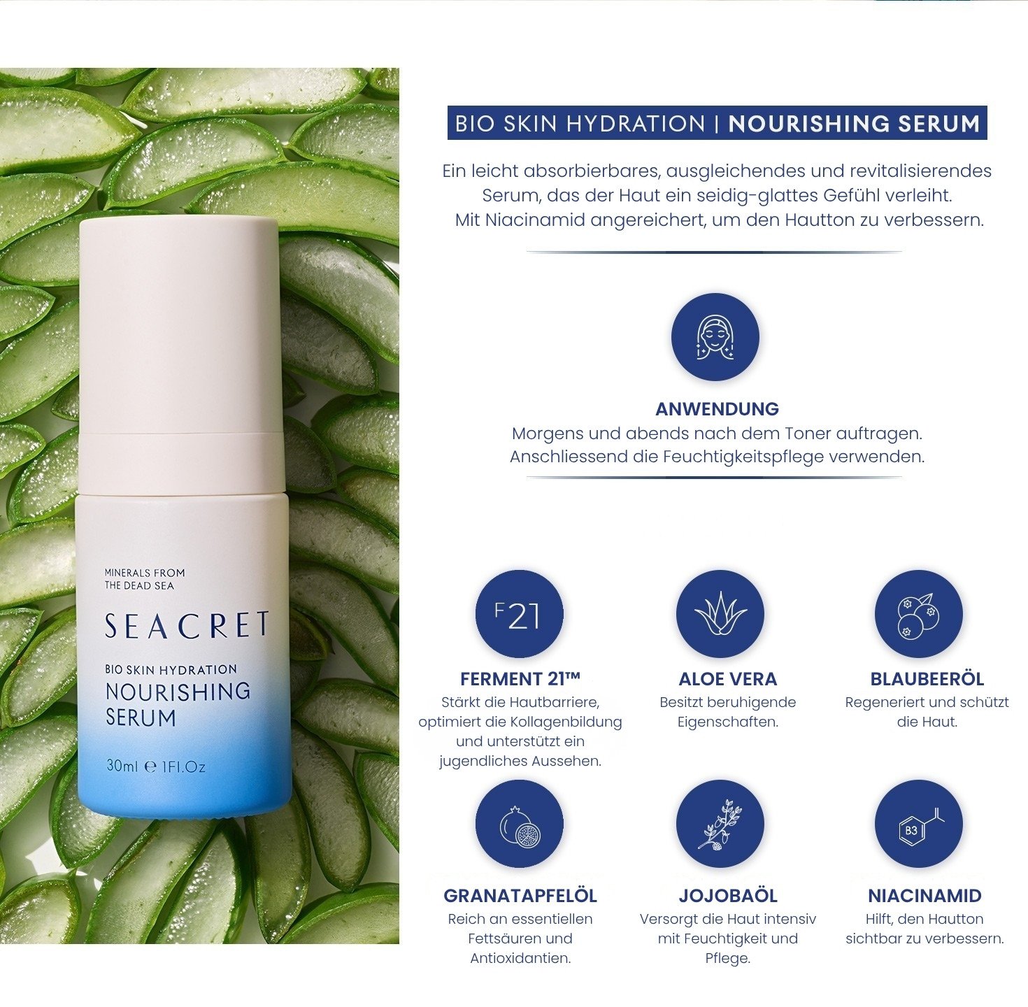 Seacret Bio Skin Hydration Nourishing Serum