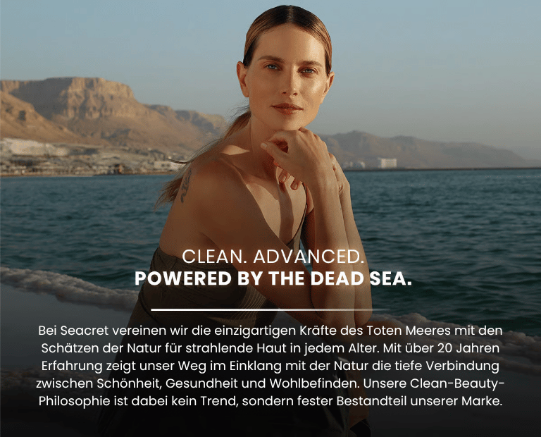 Clean. Advanced. Powered by the Dead Sea. 