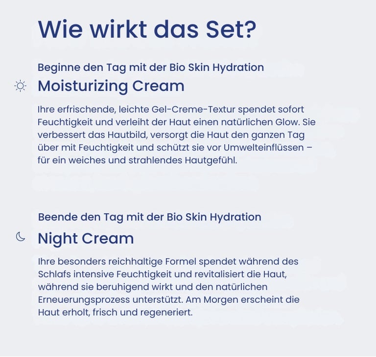 Day & Night Set Benefit