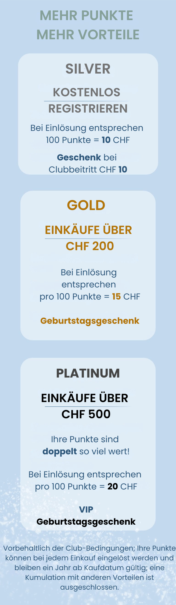 seacret club point system