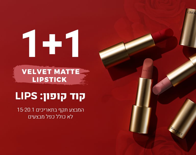 1+1 on all lipsticks