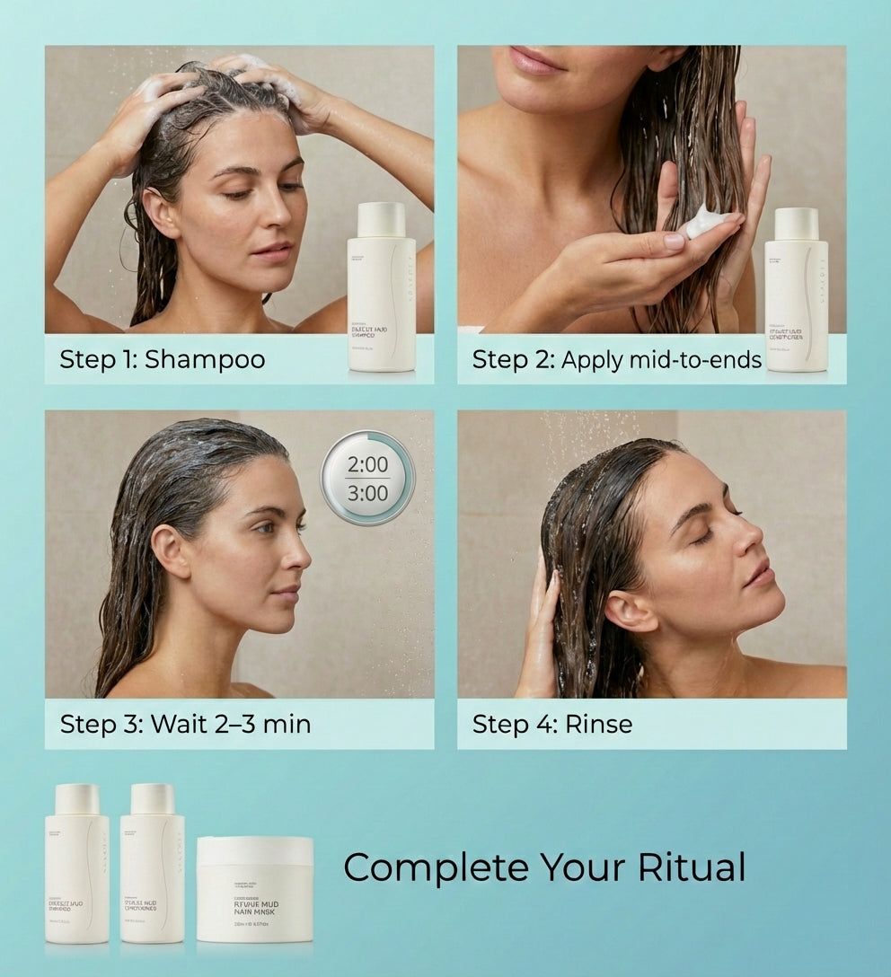HydraMud Shampoo & Hair Mask Set