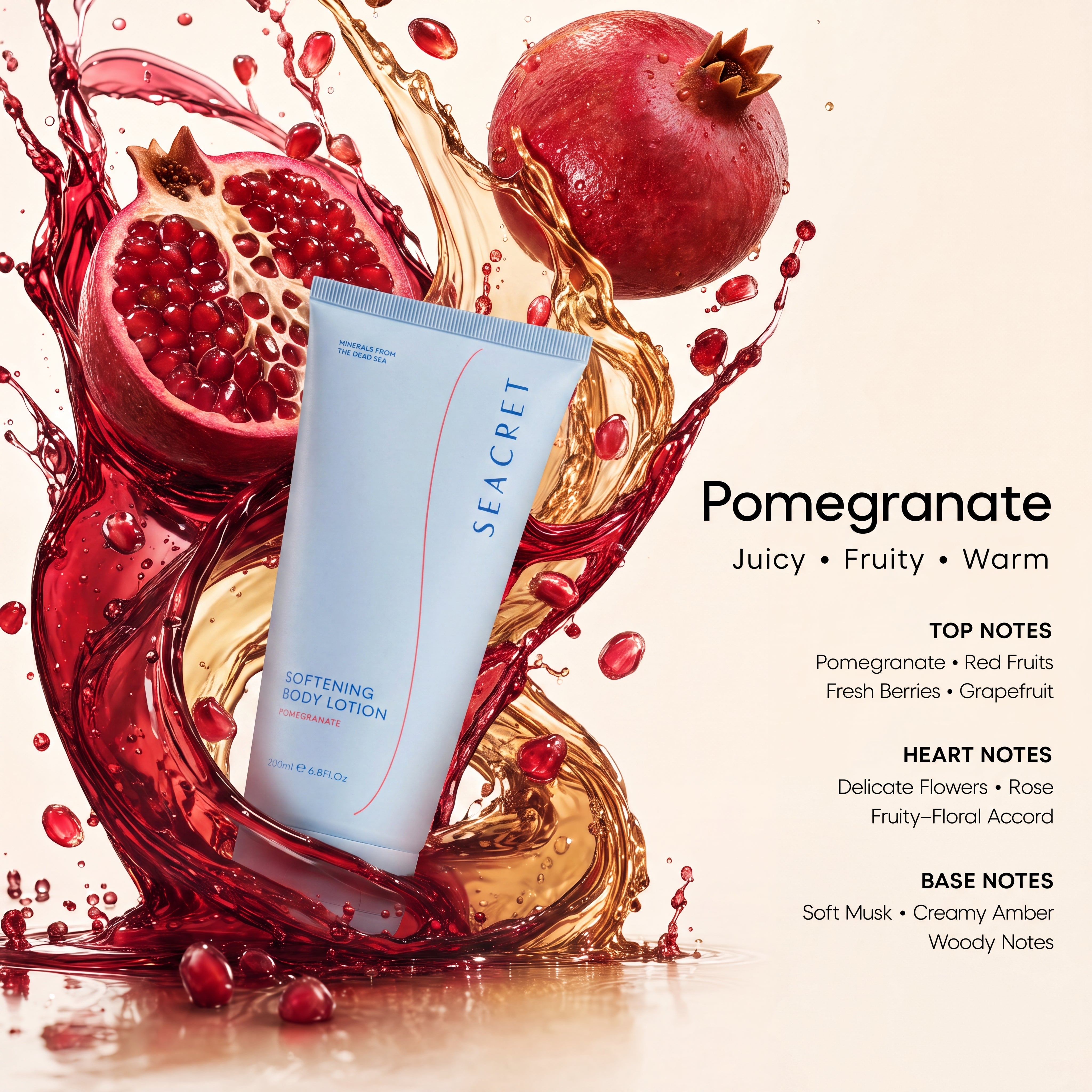 Softening Body Lotion — Pomegranate, 200 ml