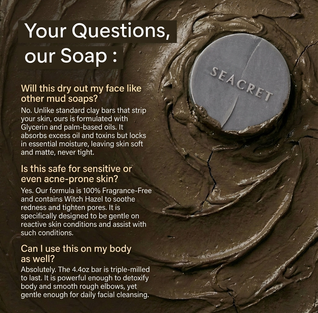 Dead Sea Mud Soap for Face & Body – SEACRET US