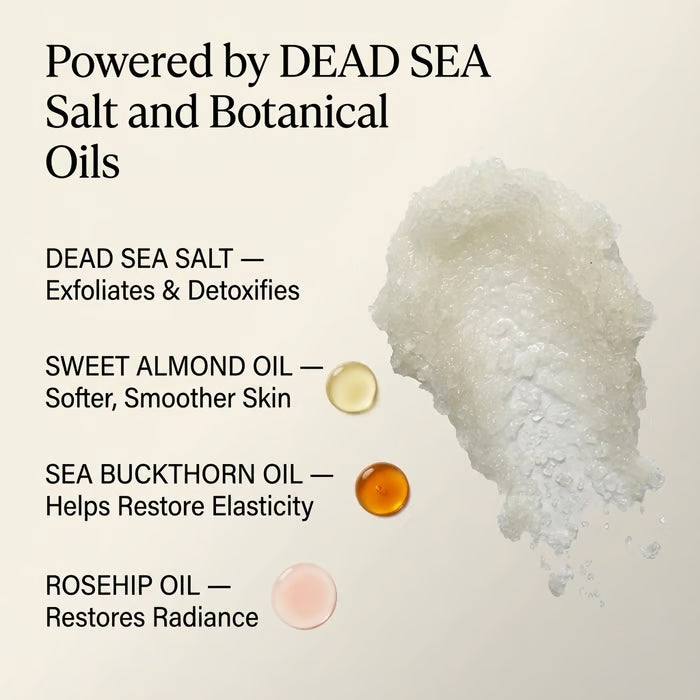 Salt and Botanical Oil Body Scrub — Ocean Mist